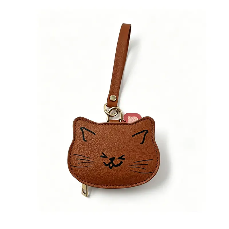Custom Leather Bag Charm Leather Cat Bag Charm/Pendant - Image 1