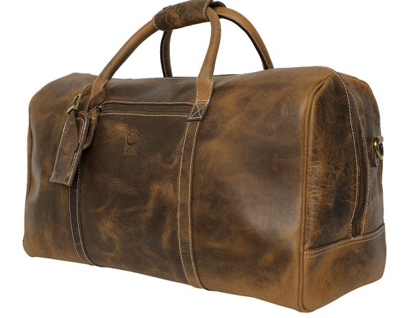 leather travel bag